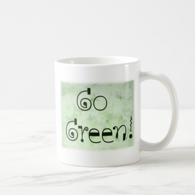 Go Green coffe mug (Right)