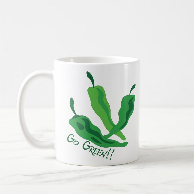 Go Green!!! Coffee Mug (Left)
