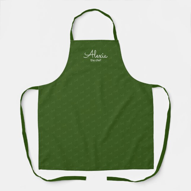 Go Green Cooking Apron (Front)
