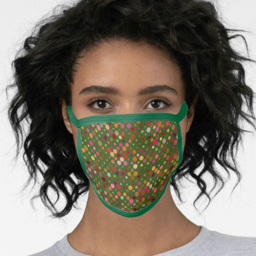 Go Green _ Dotted Pattern Face Mask