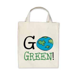Go Green Tote Bags