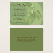 "Go Green" Event Promotion Cards (Front & Back)