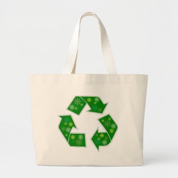 Go Green Flower Power Recycle Shopping Bag by jgh96sbc at Zazzle