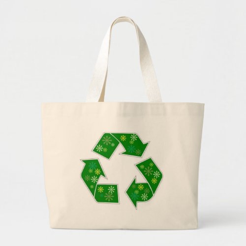 Go Green Flower Power Recycle Shopping Bag