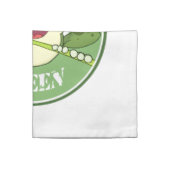Go Green Frog Cloth Napkin (Quarter Fold)
