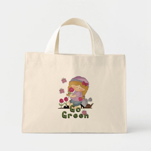 Go Green Garden Mini Tote Bag