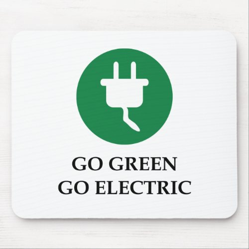Go Green Go Electric Mouse Pad