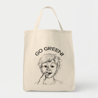 Go Green! Grocery Tote Bag