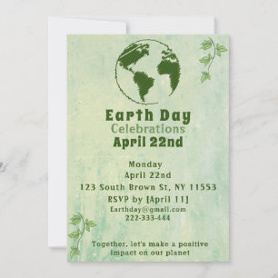 Go Green, Have Fun: Earth Day Celebration Save The Date