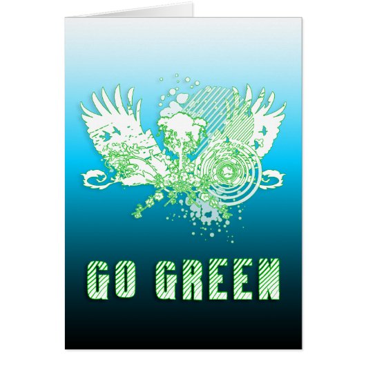 go green : hi-fi tree cards (Front)