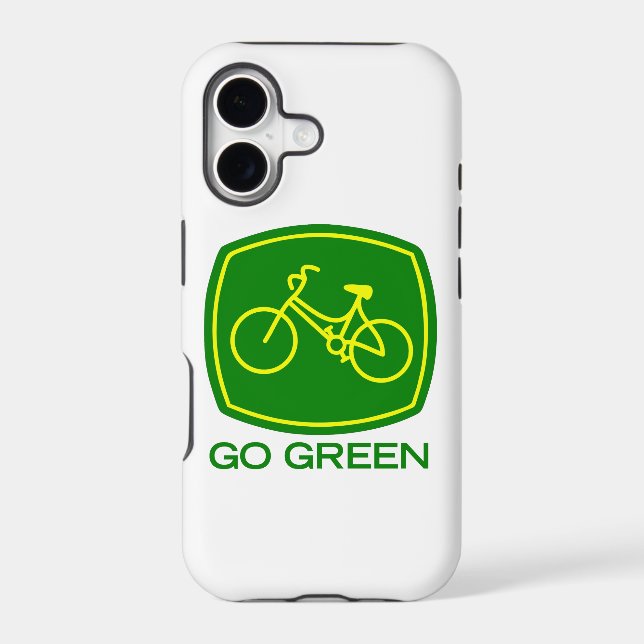 Go Green Iphone Case (Back)