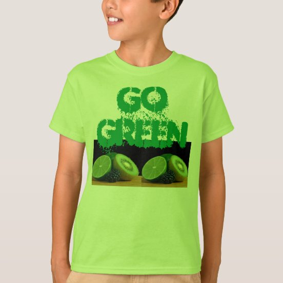 Kids' Go Green TShirts Zazzle