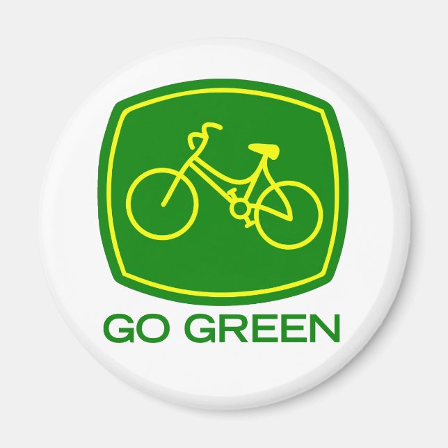 Go Green Magnet (Front)