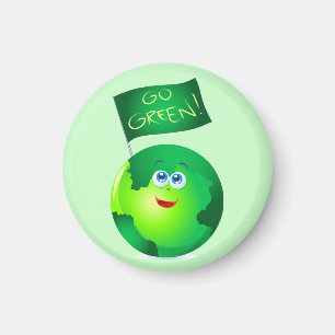 Go Green! Magnet