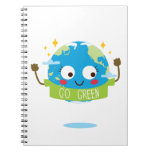 Go Green Notebook at Zazzle