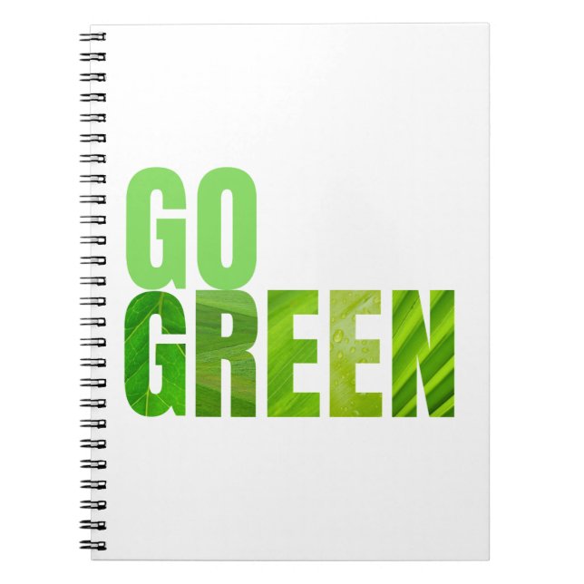 Go Green Notebook (Front)