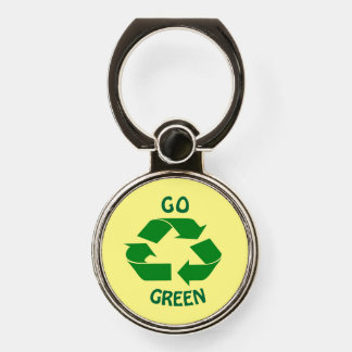 GO GREEN PHONE RING STAND