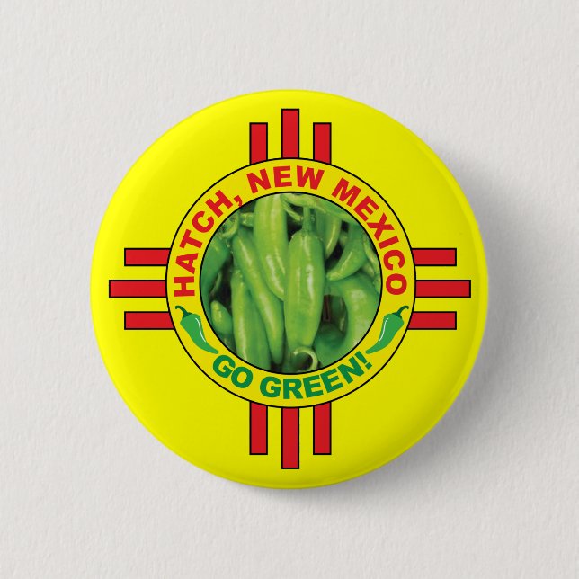Go Green! Pinback Button (Front)