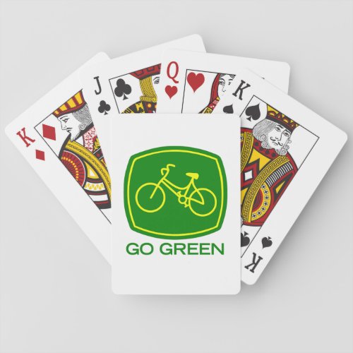 Go Green Poker Cards