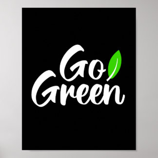 Go green poster