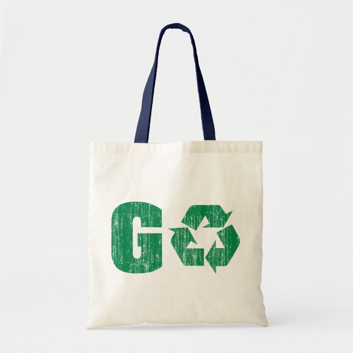 Go Green Recycle Canvas Bag