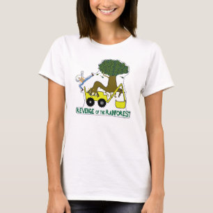 Go green. Reduce, reuse, recycle. Rain forest. T-Shirt