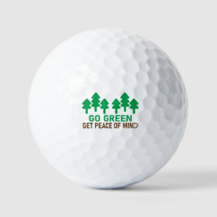 Go green save environment  golf balls