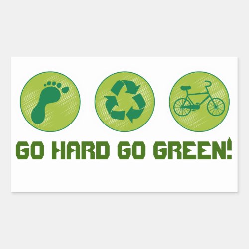 GO Green sticker