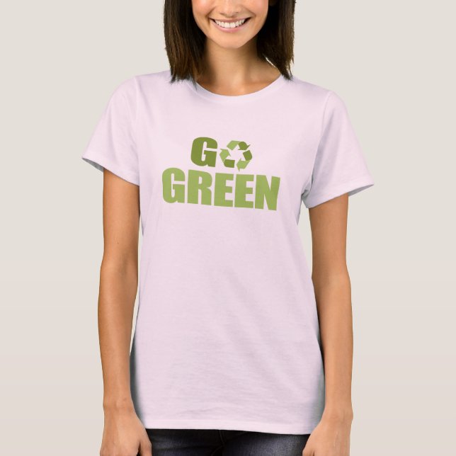 Go Green T-shirt / Earth Day T-shirt (Front)
