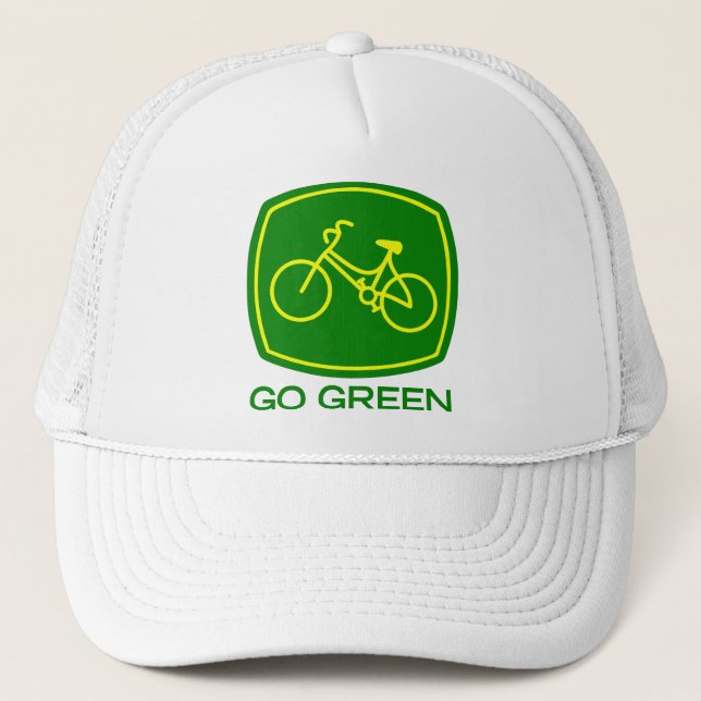 Go Green Trucker Hat (Front)