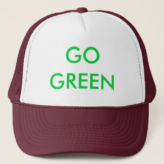 GO GREEN TRUCKER HAT