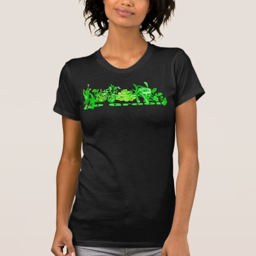 Go Green Vegetables T_Shirt