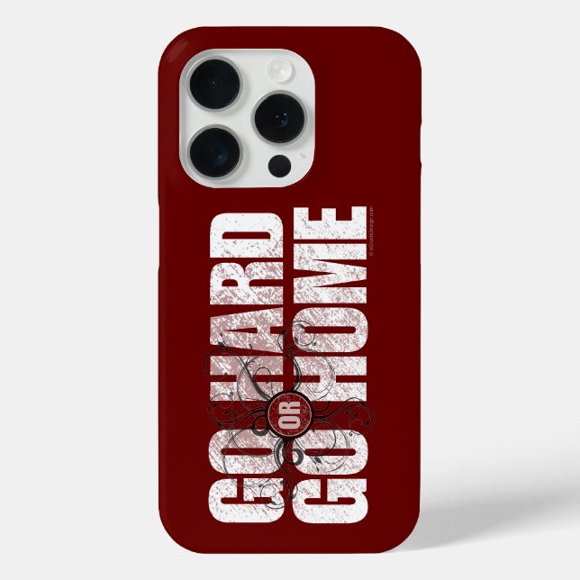 Go Hard or Go Home Case-Mate iPhone Case (Back)