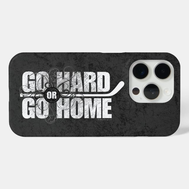 Go Hard or Go Home (Hockey) Case-Mate iPhone Case (Back (Horizontal))