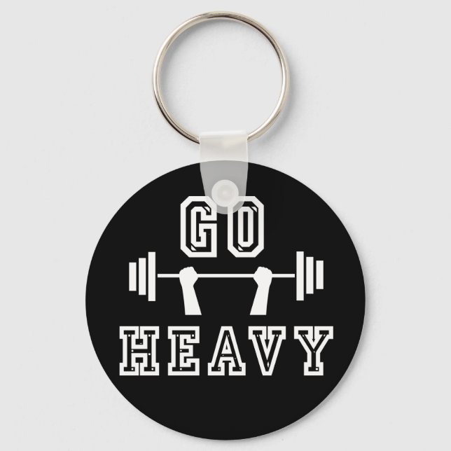 Go heavy keychain (Front)