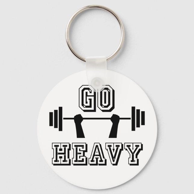 Go heavy keychain (Front)