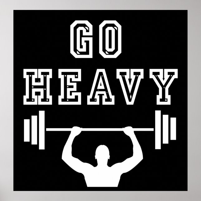 Go heavy poster (Front)