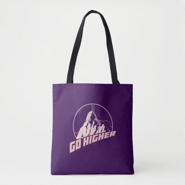 Go Higher Tote Bag (Front)