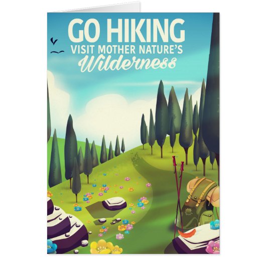 Go Hiking! Cards (Front)