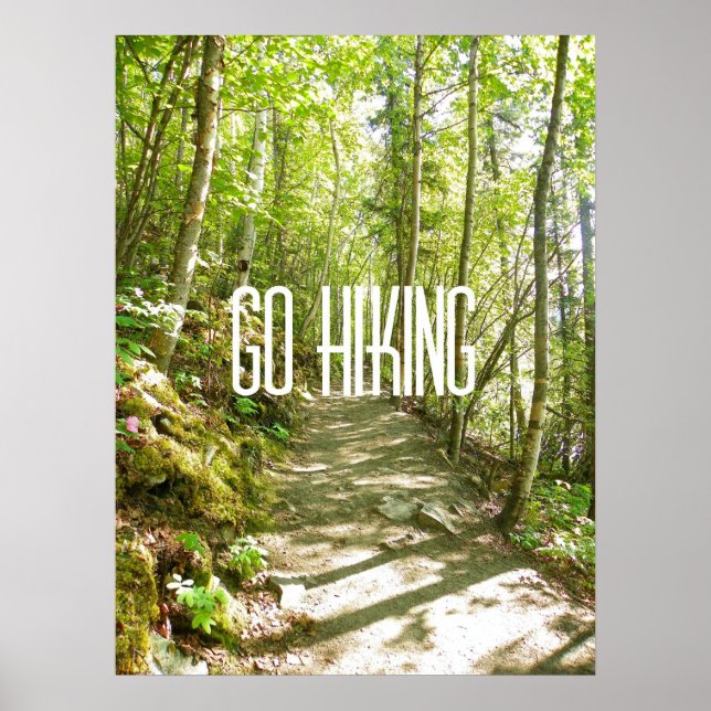 Go Hiking Poster (Front)