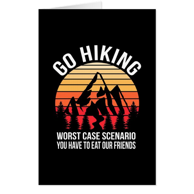 Go Hiking Worst Case Scenario Card (Front)