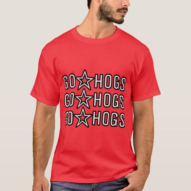 Go Hogs T-Shirt (Front)