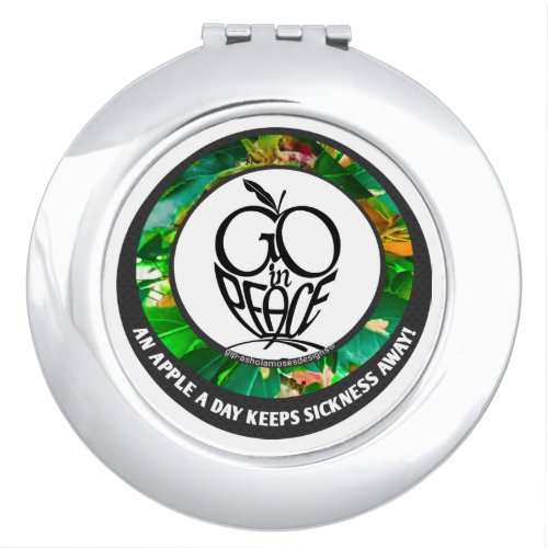 GO in PEACE Apple Day Messages  compact mirror