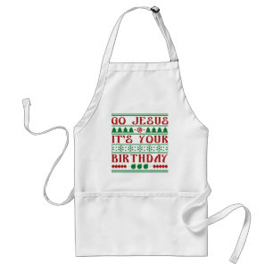 Go Jesus It's Your Birthday Adult Apron