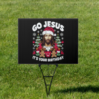 Go Jesus It's Your Birthday Ugly Christmas Sweater