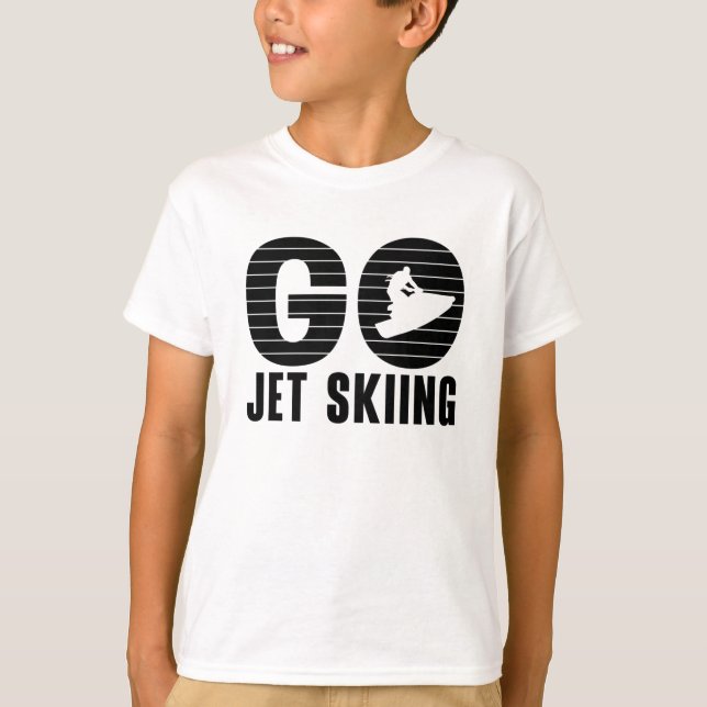 Go Jet Skiing Jet Ski Retro Jetski Jet Ski Rider T-Shirt (Front)