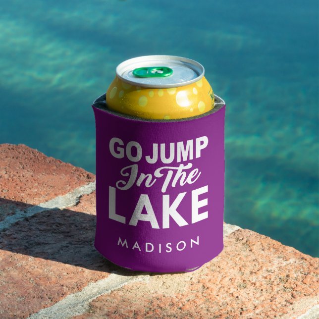 Go Jump In The Lake Can Cooler (In Situ Pool)