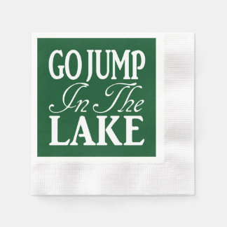 Go Jump In The Lake Paper Napkins