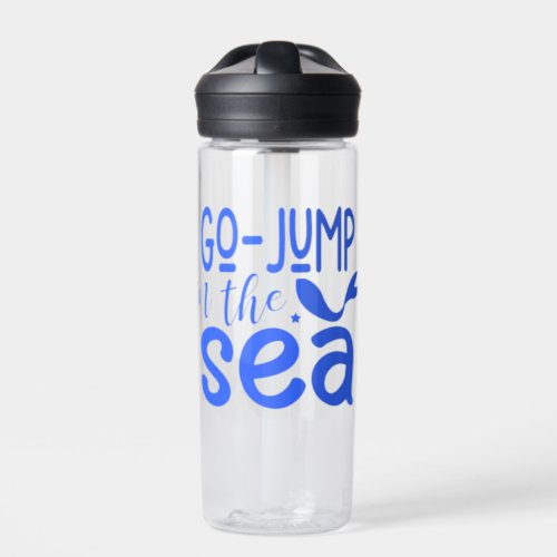 Go_jump in the sea water bottle