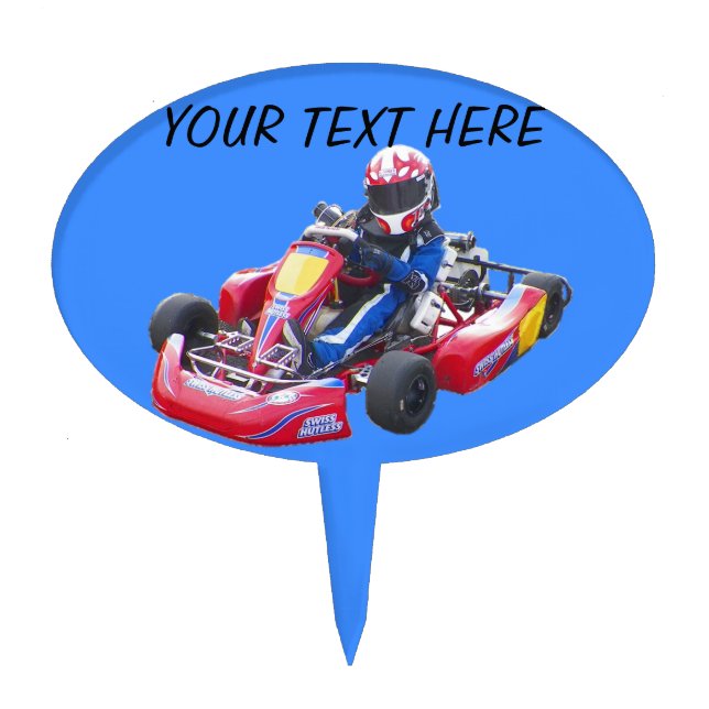 Go Kart Cake Pick (Front)